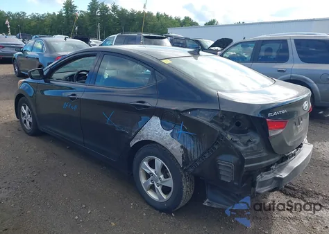 2014 Hyundai Elantra Se from USA, damaged, VIN 5NPDH4AE7EH532531